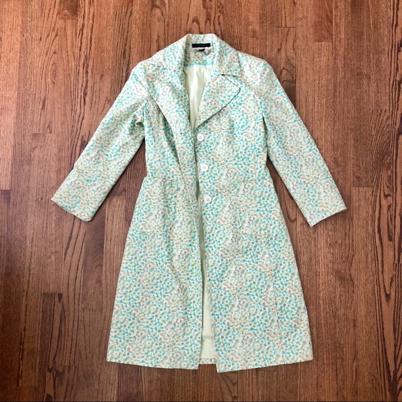 Express Ditsy Floral Print Jacket, Size XS - Picture 2 of 8